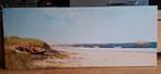 Canvas strand, kust met bootje, Ophalen, Zo goed als nieuw, Schilderij