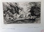 Maurice Victor Achener Arles eind 19e eeuw 66/96, Antiek en Kunst, Ophalen of Verzenden