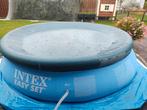 Intex Easy Set zwembad met opblaasbare rand 366x76cm, Ophalen, Gebruikt, Minder dan 80 cm, Opblaaszwembad