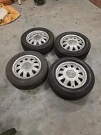 16 inch lichtmetalen Audi velgen met winterbanden, Auto diversen, Wieldoppen, Ophalen