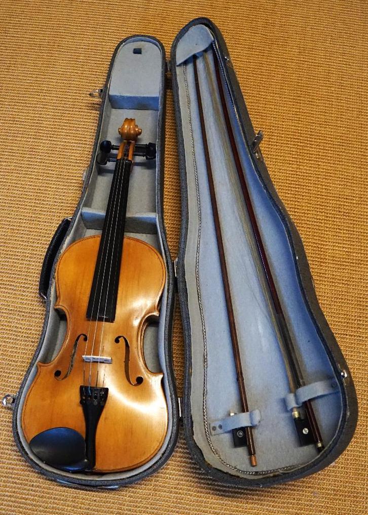 viool (opknapper), Muziek en Instrumenten, Strijkinstrumenten | Violen en Altviolen, Gebruikt, Viool, 4/4-viool, Met koffer, Ophalen of Verzenden