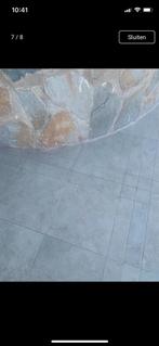 Plavuizen,Terrastegels 45x45cm, Betonlook, 28m2, Ophalen, 60 cm of meer, Nieuw, 10 m² of meer