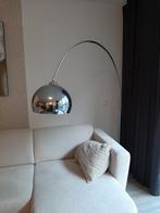RVS Booglamp Vloerlamp, Huis en Inrichting, Lampen | Vloerlampen, 150 tot 200 cm, Gebruikt, Ophalen
