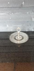 Italiaanse Brocante Serveerschaal, Gebruikt, Schaal, Rond, Ophalen of Verzenden