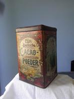 Blik, Voorraadblik."Fijn bereide Cacaopoeder"ca.1900., Verzamelen, Blikken, Ophalen of Verzenden, Gebruikt, Overige