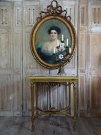 Franse tafel met guirlandes, Ophalen