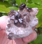 Rookkwarts cluster edelstenen verzameling edelsteen kwarts, Verzamelen, Mineralen en Fossielen, Ophalen of Verzenden