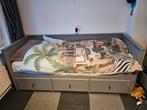 Ikea Hemnes bedbank grijs., Kinderen en Baby's, Ophalen, Zo goed als nieuw, 180 cm of meer, 85 tot 100 cm