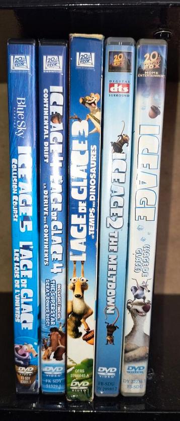 Ice age 1,2,3,4&5 dvd beschikbaar voor biedingen