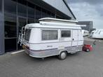 Eriba Touring Triton 430 GT Bed/Zit + WC + Zit 1000KG, Caravans en Kamperen, Caravans, Overige typen, Bedrijf, Treinzit, 4 tot 5 meter