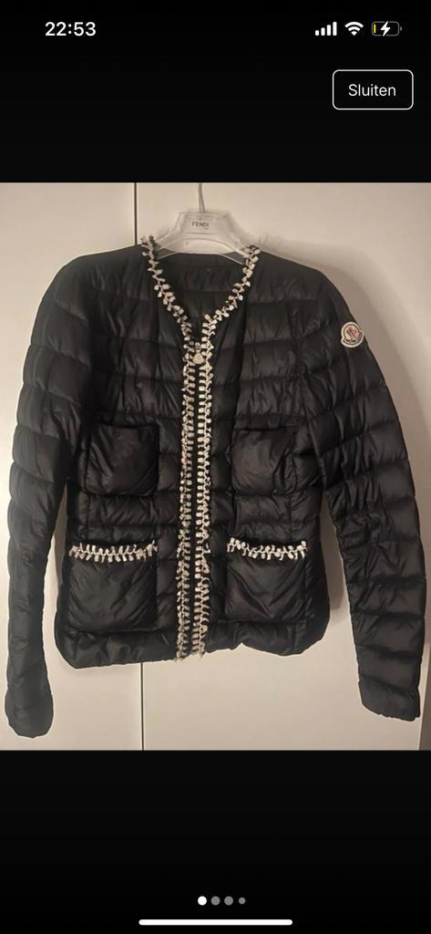 Moncler tussenjas 14 y, Kleding | Dames, Jassen | Zomer, Zo goed als nieuw, Maat 34 (XS) of kleiner, Ophalen of Verzenden