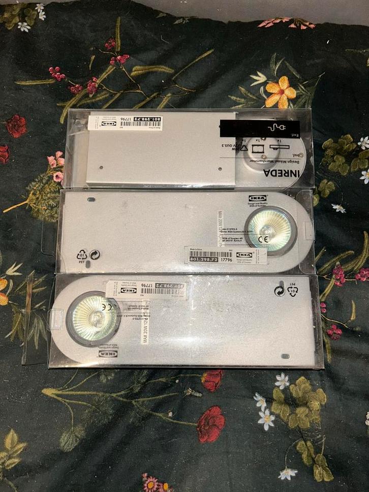 Ikea Inreda Spotjes - Nieuw in Verpakking, Huis en Inrichting, Lampen | Vloerlampen, Nieuw, Minder dan 100 cm, Kunststof, Ophalen of Verzenden