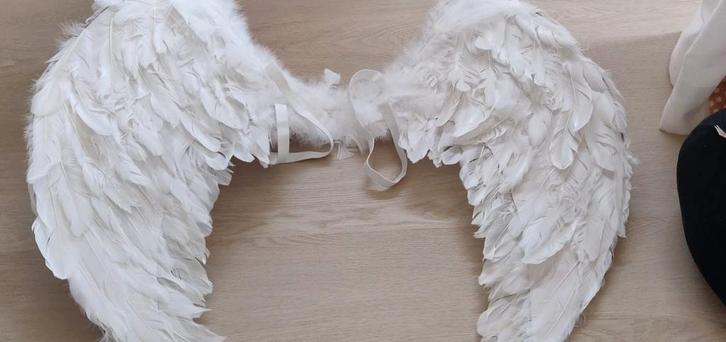Engelen Vleugels + Diadeem, Kleding | Dames, Carnavalskleding en Feestkleding, Nieuw, Accessoires, Kerstmis of Sinterklaas, Ophalen of Verzenden