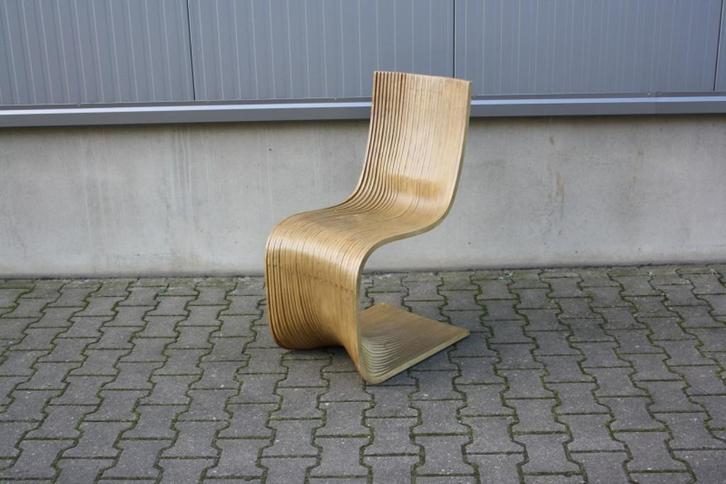 Contour chairs | set v. 6 | Alejandro Estrada ( Guatamala), Huis en Inrichting, Stoelen, Gebruikt, Vijf, Zes of meer stoelen, Hout