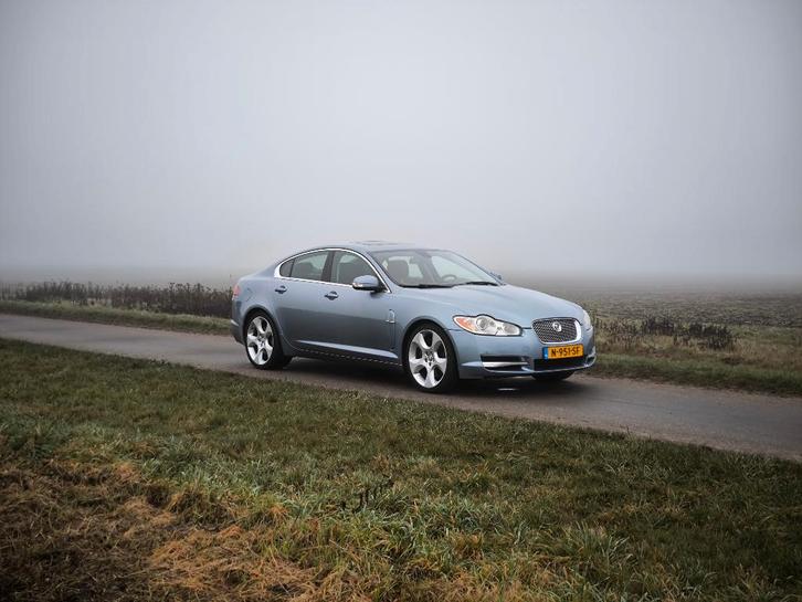 Jaguar XF 4.2 SV8 AUT 2007 Blauw, Auto's, Jaguar, Particulier, XF, ABS, Achteruitrijcamera, Adaptive Cruise Control, Airbags, Airconditioning