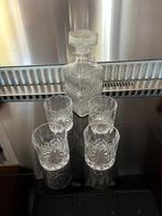 Whiskey Karaf Set met 4 Glazen, Antiek en Kunst, Ophalen of Verzenden
