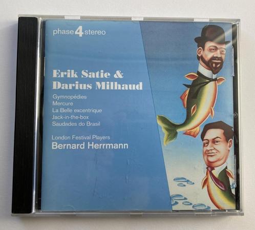 Erik Satie and Darius Milhaud - Bernard Herrmann, Cd's en Dvd's, Cd's | Klassiek, Zo goed als nieuw, Overige typen, Ophalen of Verzenden