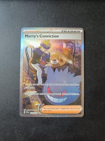 Morty's Conviction 211/162 Temporal Forces - Pokemon Kaart beschikbaar voor biedingen