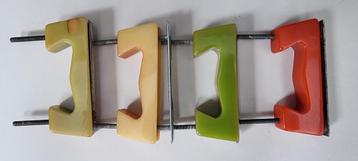 4 vintage Catalin Bakeliet kastgrepen, 3 kleuren beschikbaar voor biedingen