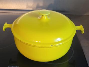 Le Creuset groene gietijzeren braadpan,  Enzo Mari 26cm  beschikbaar voor biedingen