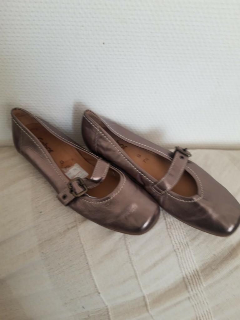 leren gabor brons  flatje, Kleding | Dames, Overige kleuren, Gabor, Nieuw, Ballerina's
