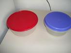 2 tupperware kommen, Huis en Inrichting, Keuken | Tupperware, Ophalen of Verzenden, Rood, Zo goed als nieuw, Bak of Kom