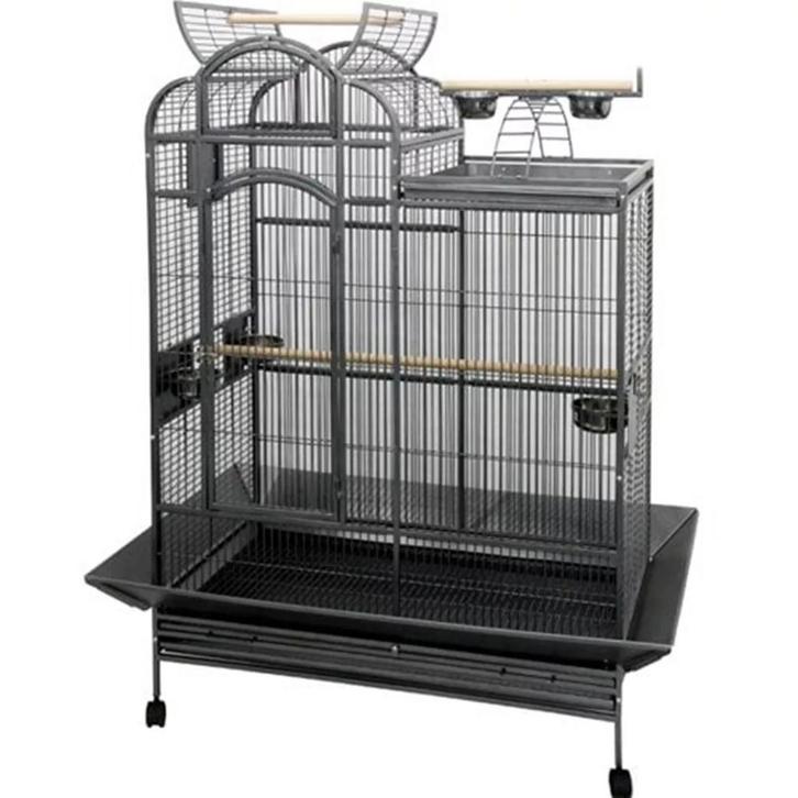 Papegaaienkooi Villa Venus Antraciet, nu met 10% korting, Dieren en Toebehoren, Vogels | Hokken en Kooien, Nieuw, Vogelkooi, Metaal