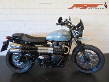Triumph STREET SCRAMBLER 900 ABS PERFECT! (bj 2021) beschikbaar voor biedingen