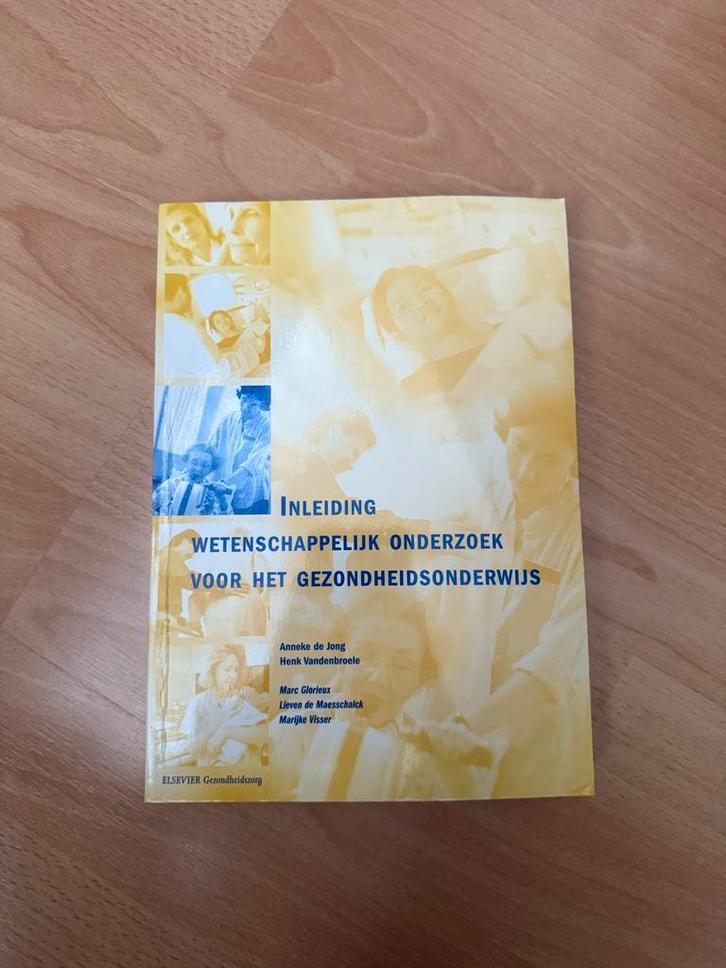 Wetenschappelijk Onderzoek Gezondheidsonderwijs, Boeken, Studieboeken en Cursussen, Zo goed als nieuw, HBO, Beta, Ophalen of Verzenden
