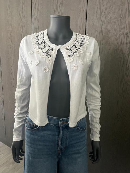 Nieuw! CAROLINE BISS - wit vestje - 36 (S), Kleding | Dames, Truien en Vesten, Nieuw, Maat 36 (S), Wit, Verzenden