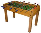 Voetbaltafel in houtlook stevige, Ophalen, Nieuw