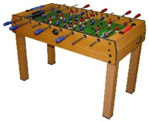 Voetbaltafel in houtlook stevige, Kinderen en Baby's, Speelgoed | Voetbaltafels, Nieuw, Ophalen