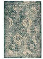 Vonsbak vloerkleed 2x3m, groen, laagpolig, Ophalen, Gebruikt, Vintage, 200 cm of meer