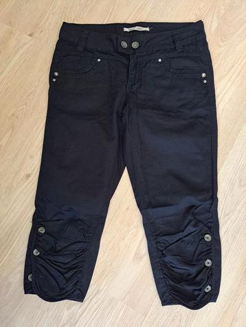 Steps driekwart model dames broek zwart maat 38 