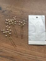 Haarspeld goud parels bruiloft trouwerij, Ophalen of Verzenden, Zo goed als nieuw, Haarspeld