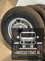 Set stalen velgen met banden Conti Cross contact 255/70R16 M, Ophalen, Gebruikt, Banden en Velgen, All Season