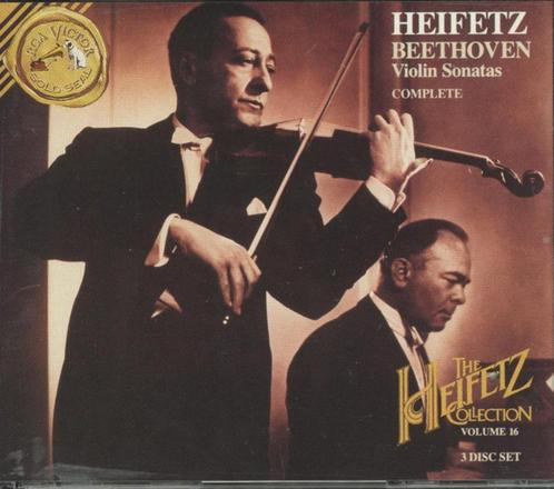 BEETHOVEN Complete violin sonatas 3 - CD HEIFETZ RCA ZGAN, Cd's en Dvd's, Cd's | Klassiek, Zo goed als nieuw, Kamermuziek, Classicisme