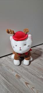 Miniso Kat Kerst Pluche, Ophalen of Verzenden, Zo goed als nieuw, Poes