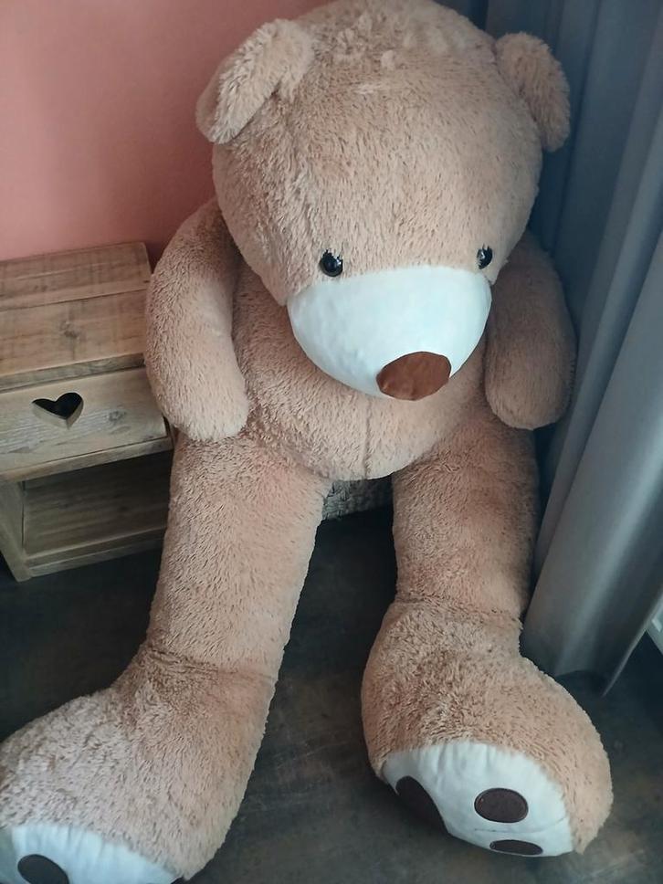 Teddybeer, Kinderen en Baby's, Speelgoed | Knuffels en Pluche, Zo goed als nieuw, Beer, Ophalen