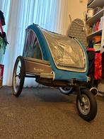 Fietskar inklapbaar voor 1 of 2 kinderen, Fietsen en Brommers, Ophalen, Gebruikt, 20 tot 40 kg, Kinderkar