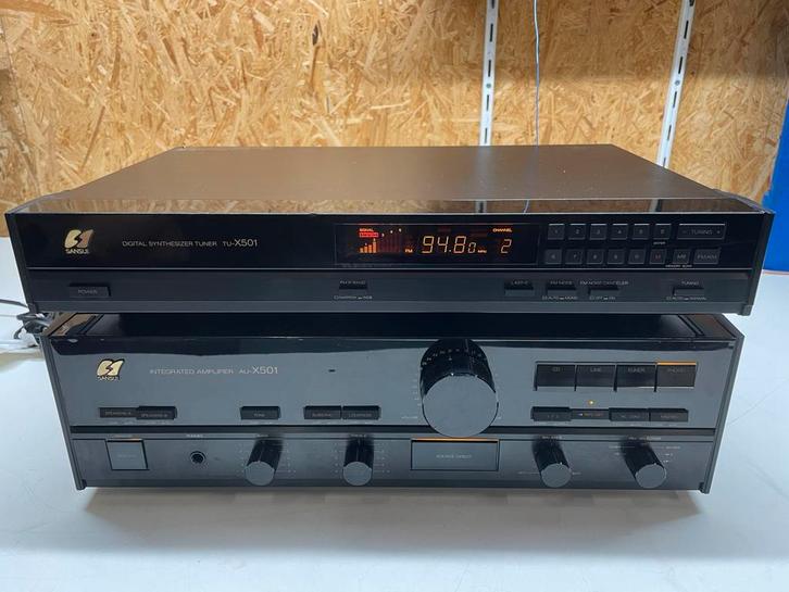 SANSUI AU-501/TU-501 audio set met garantie, Audio, Tv en Foto, Stereo-sets, Gebruikt, Tuner of Radio, Overige merken, Losse componenten