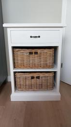 Ladekast Landelijke stijl met rieten manden, Ophalen, Gebruikt, 1 of 2 laden, 50 tot 100 cm