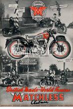 Matchless G80s motorcycle motorcycles 1950s print advertise, Verzamelen, Verzenden, Nieuw, Overige typen