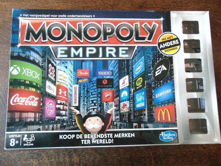 Monopoly Empire Spel van Hasbro, Hobby en Vrije tijd, Gezelschapsspellen | Bordspellen, Zo goed als nieuw, Een of twee spelers