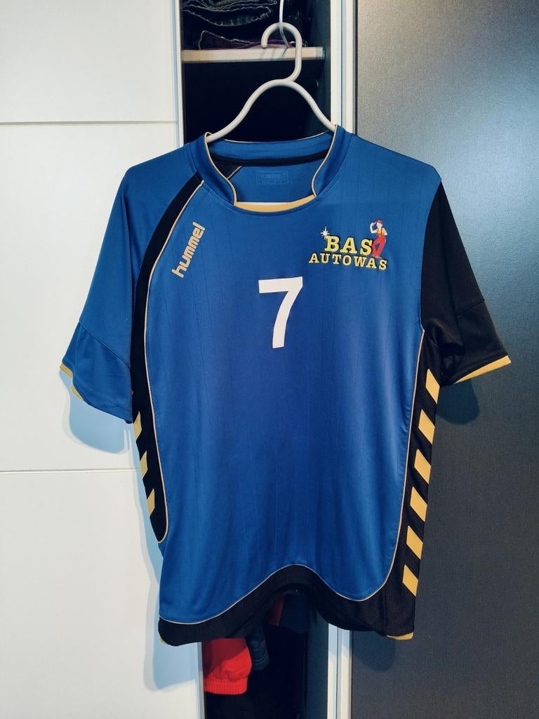 (L) Hummel Voetbalshirt #7 Lokale Sponsors, Maat L, Ophalen of Verzenden, Zo goed als nieuw, Shirt