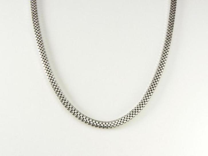 Zilveren Ketting 62 cm nieuw, Sieraden, Tassen en Uiterlijk, Kettingen, Nieuw, Zilver, Zilver, Ophalen of Verzenden