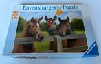 Ravensburger paarden puzzle (500 stukjes), Ophalen of Verzenden, 500 t/m 1500 stukjes, Gebruikt