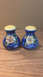 Vintage Peper en Zout Stel, Keramiek, Indigo Blauw, Polen, Ophalen of Verzenden, Nieuw