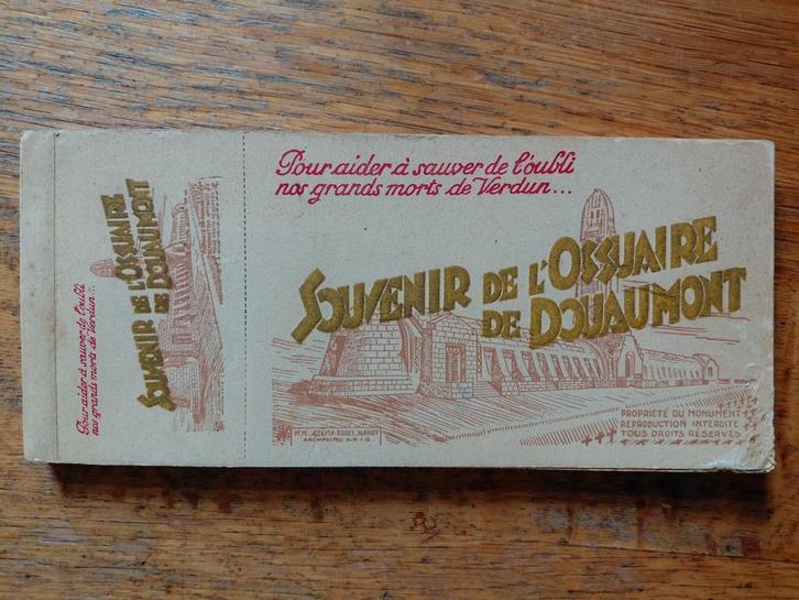 Complete set ansichtkaarten, Ossuaire Douaumont +/-1930, Verzamelen, Ansichtkaarten | Buitenland, Ongelopen, Frankrijk, 1920 tot 1940
