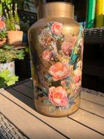 Decoratieve Vaas met Bloemen, Vogels en Vlinders, Huis en Inrichting, Woonaccessoires | Vazen, Overige kleuren, Ophalen of Verzenden